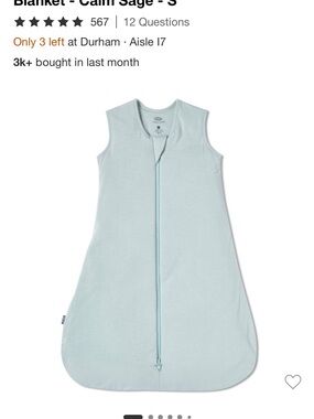 HALO Supersoft Bamboo Sleepsack Wearable Blanket - Calm Sage - S